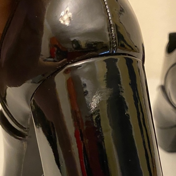 Chinese Laundry 6.5 Nattaly Platform Oxfords Shoes Black Patent Academia Chunky - Picture 7 of 15